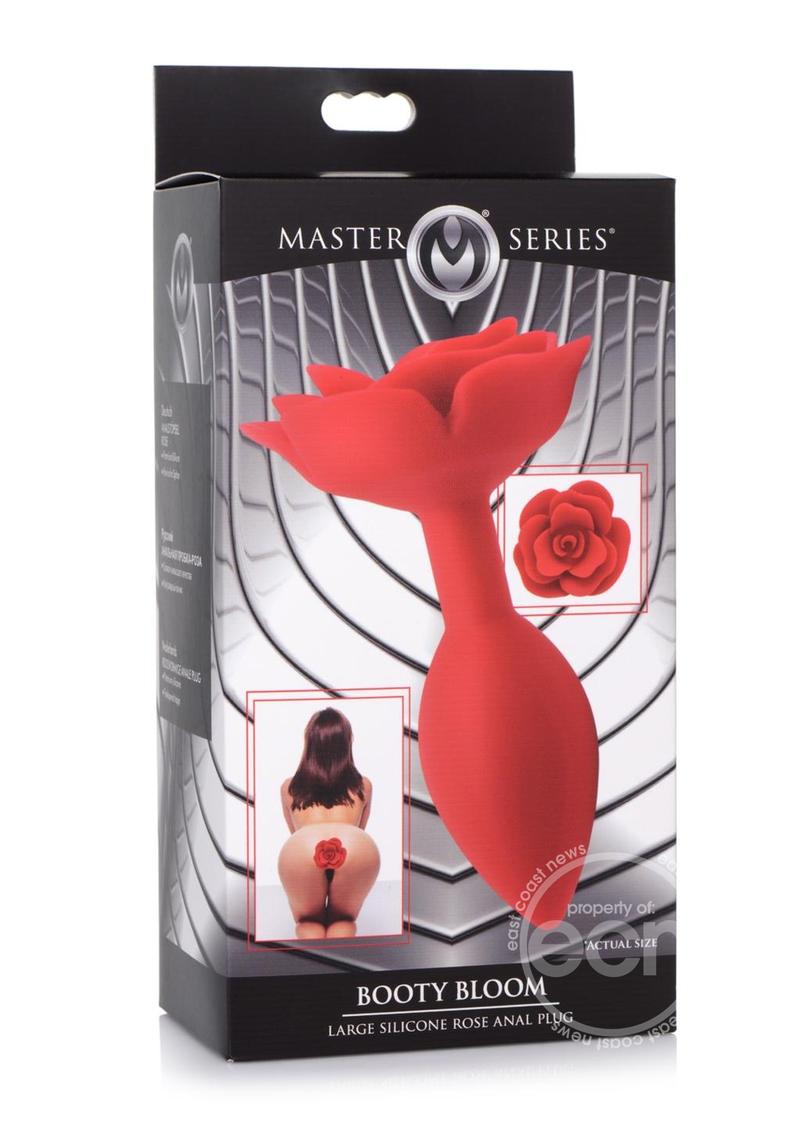 Master Series Booty Bloom Silicone Rose Anal Plug