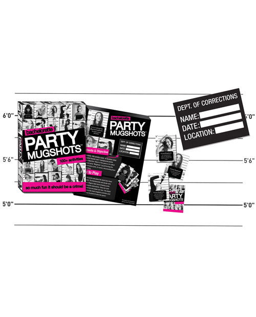 Bachelorette Party Mugshots Card Game - The Lingerie Store