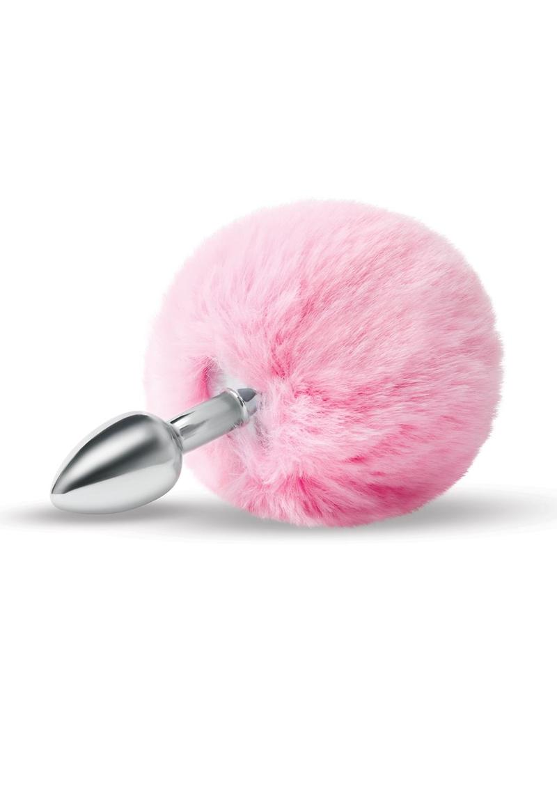 Fluffy Bunny Metal Butt Plug