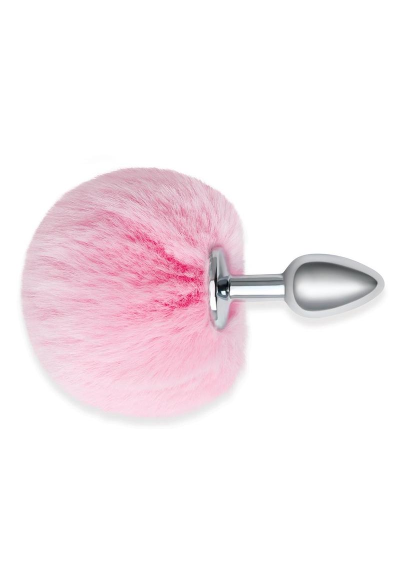 Fluffy Bunny Metal Butt Plug