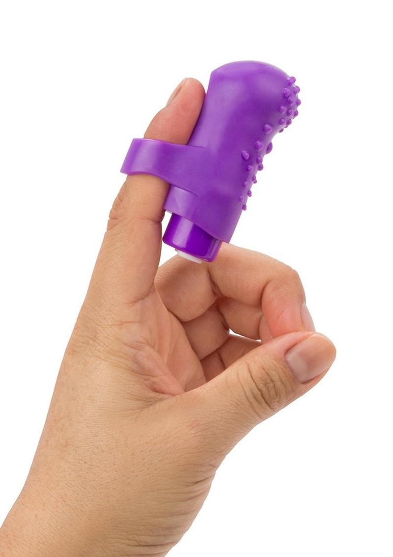 Charged Fing O Rechargeable Finger Mini Vibrator Waterproof - Purple