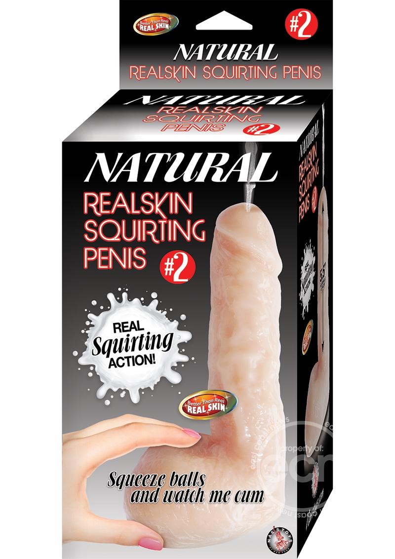 Natural Realskin Squirting Penis