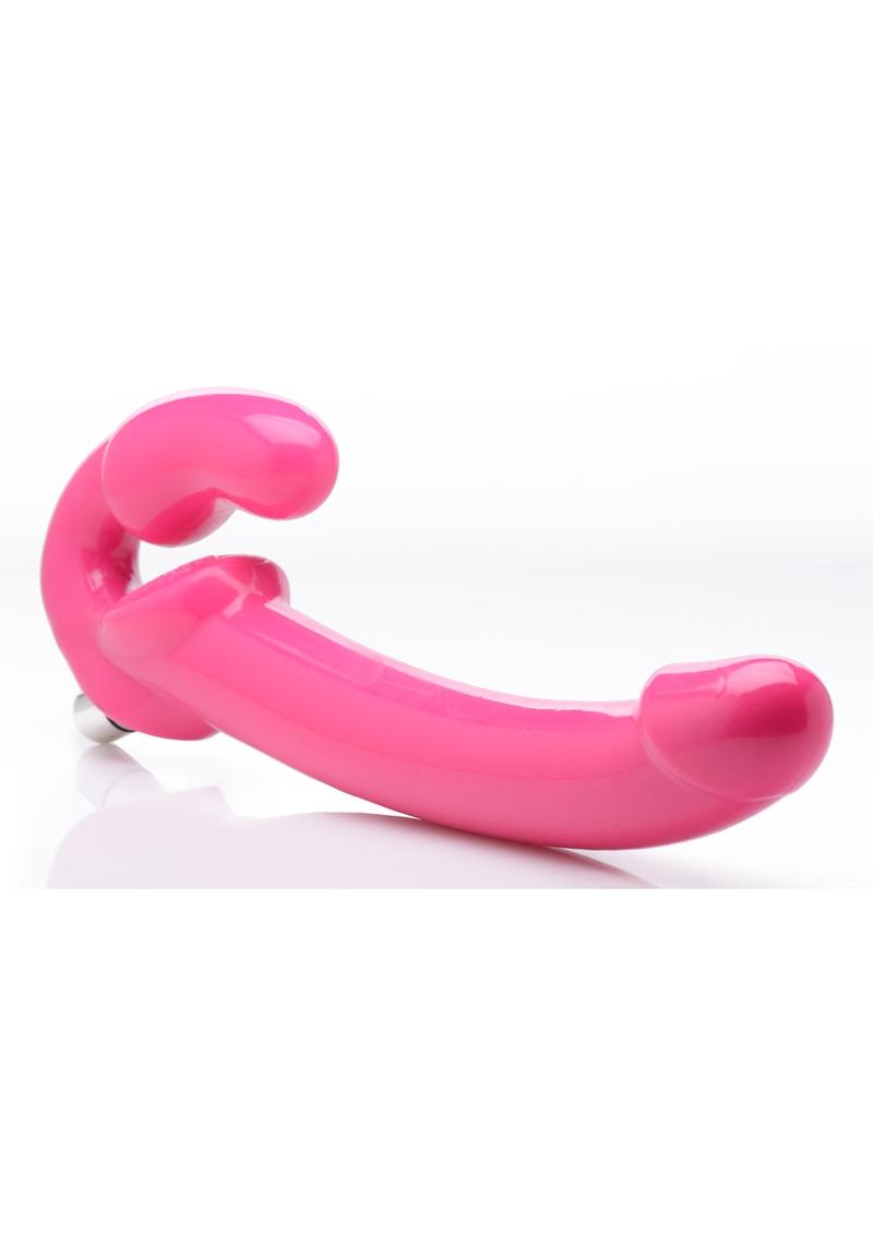 Strap U 7X Revolver Slim Vibrating Strapless Strap-On Dildo