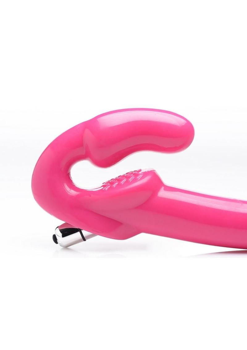 Strap U 7X Revolver Slim Vibrating Strapless Strap-On Dildo