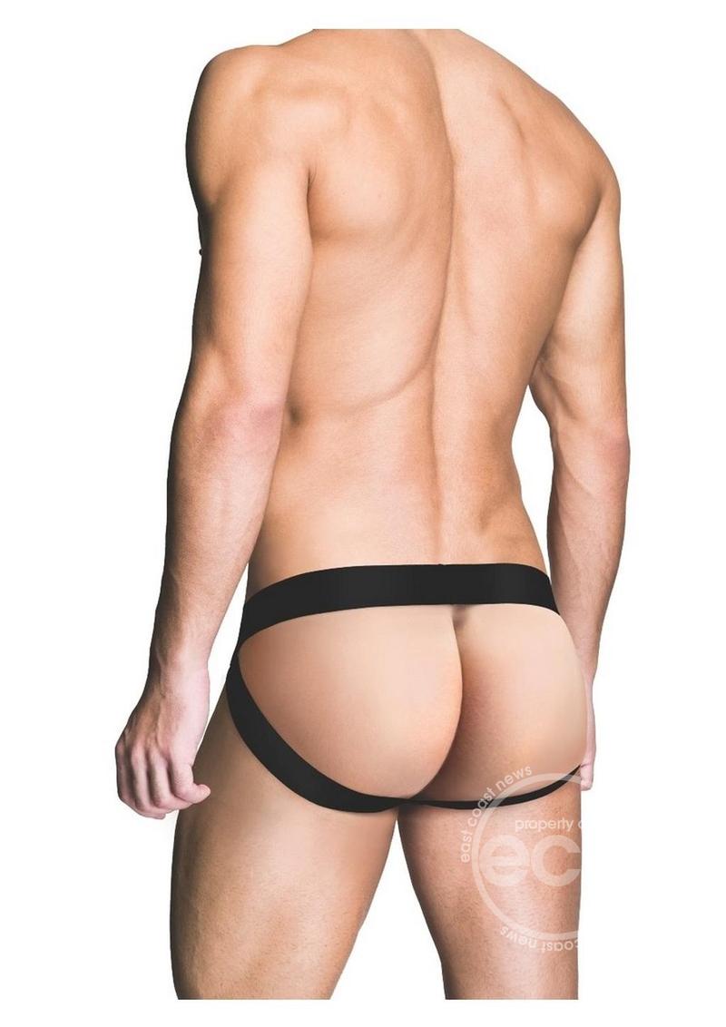 Prowler Red Wetlook Ass-Less Jock - Black