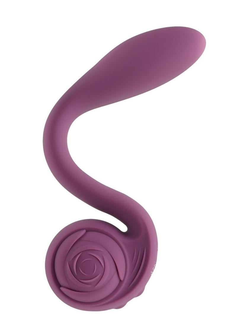 Gender X Poseable You Rechargeable Silicone Vibrating Dildo - Purple