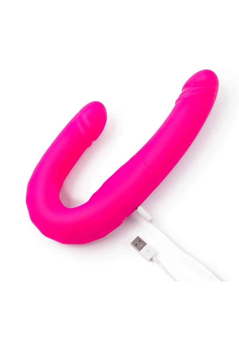 Together Toys Duo Together Silicone Rechargeable Double Vibrator - Pink