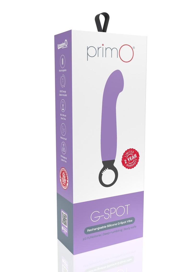 PrimO G-Spot Rechargeable Silicone Vibrator