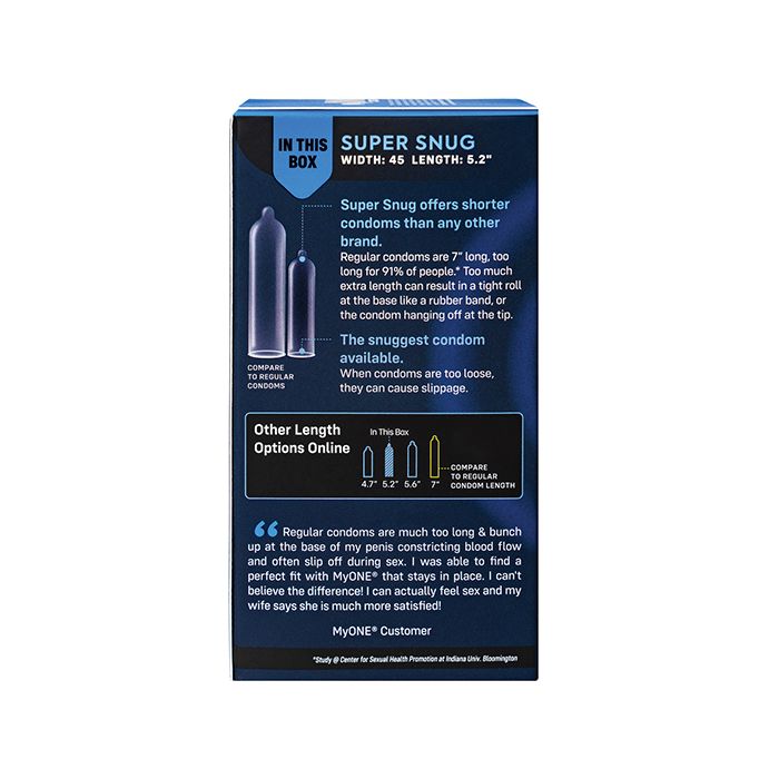 My One Super Snug Condoms - Pack of 10