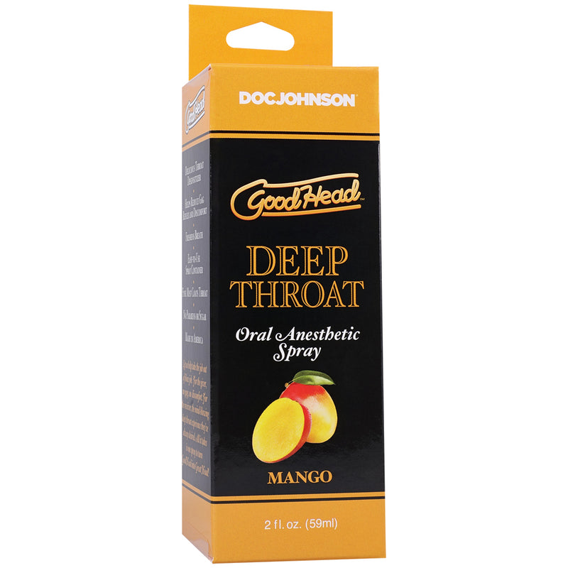 GoodHead Deep Throat Oral Anesthetic Spray 2oz - The Lingerie Store