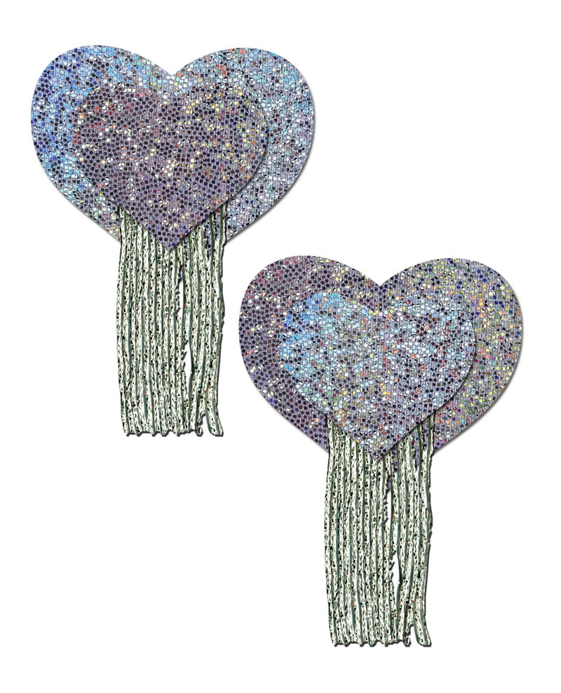 Pastease Tassel Holographic Heart