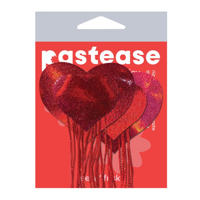 Pastease Tassel Holographic Heart