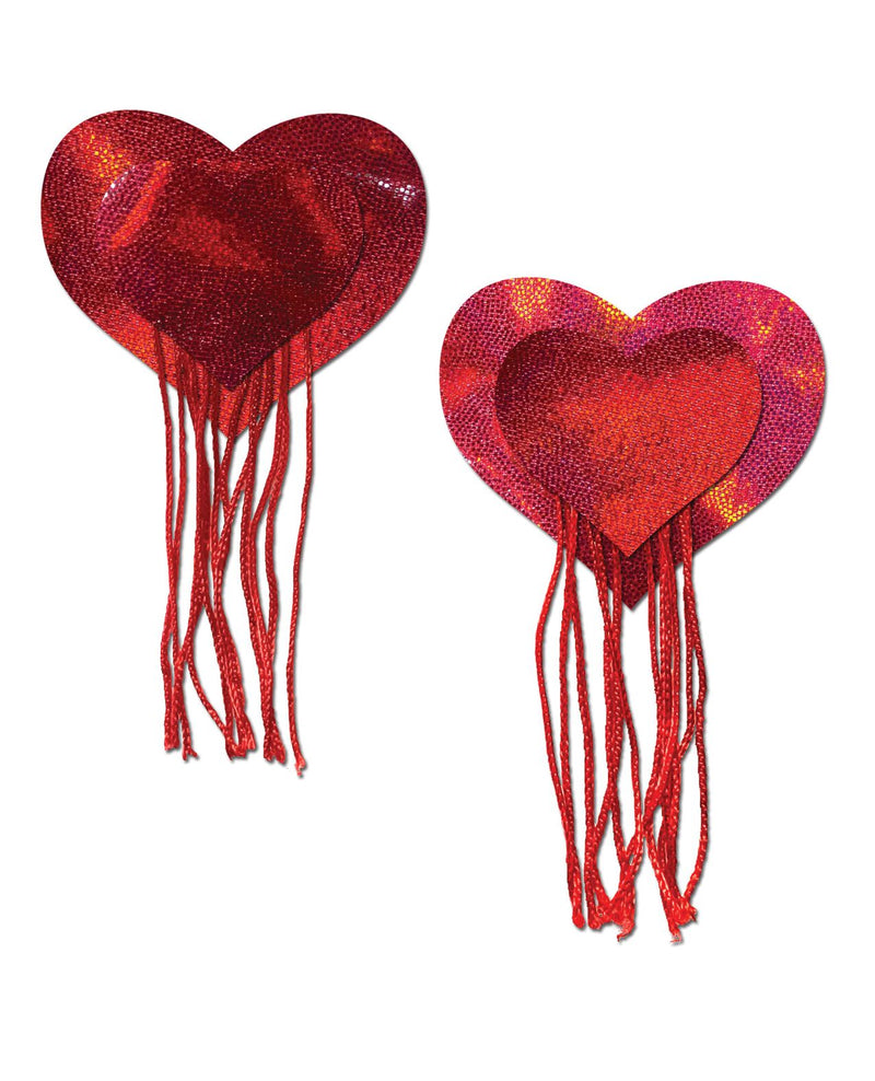 Pastease Tassel Holographic Heart