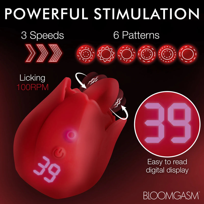 Rose Kisser Licking & Vibrating Digital Clitoral Stimulator