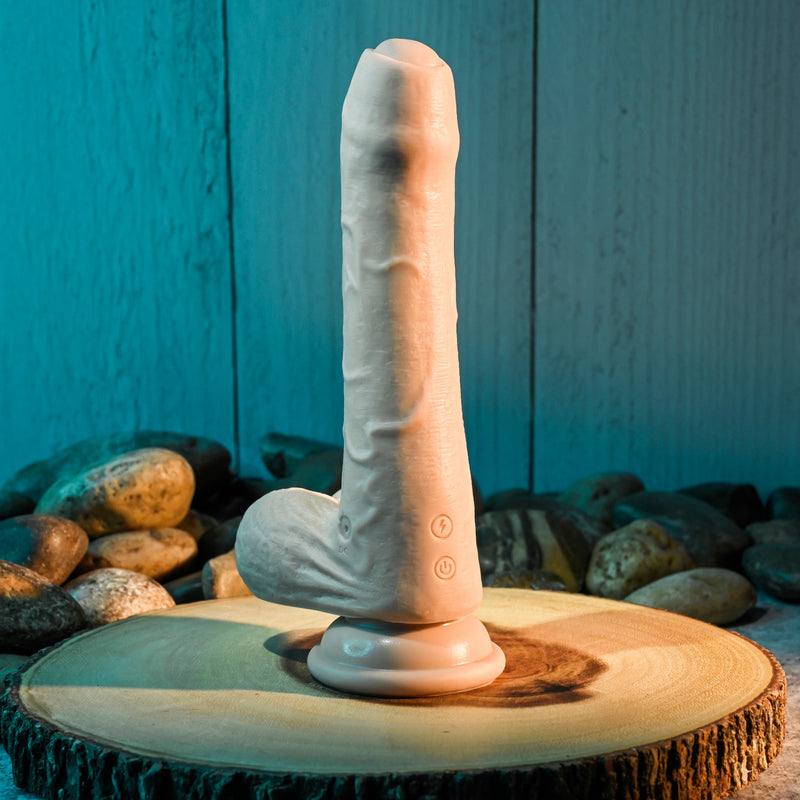 Peek A Boo Vibrating Dildo