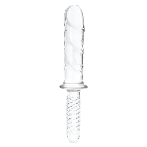 11" Girthy Cock Double Ended With Handle