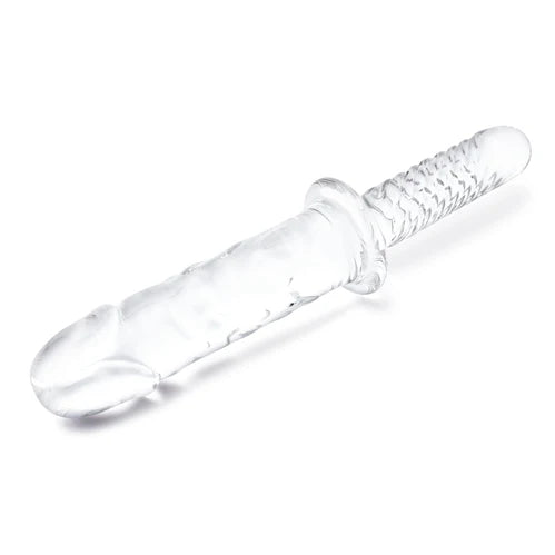 11" Girthy Cock Double Ended With Handle