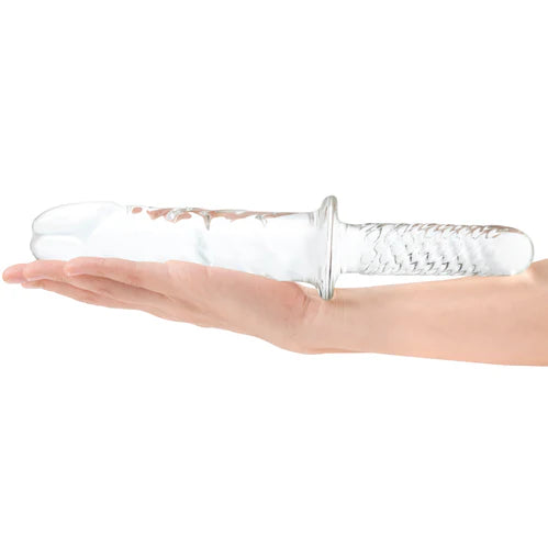 11" Girthy Cock Double Ended With Handle
