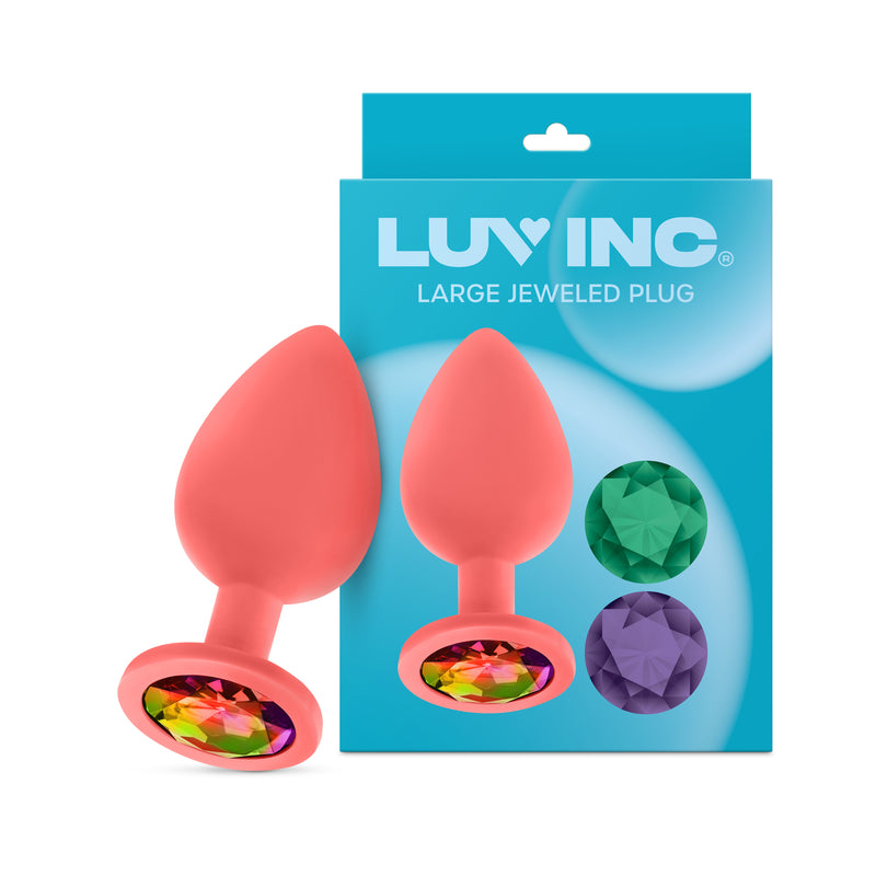 Luv Inc JP: Jeweled Plug w/ 3 Stones