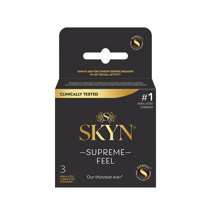 Lifesyles Skyn Lubricated Condoms 3-Pack - The Lingerie Store