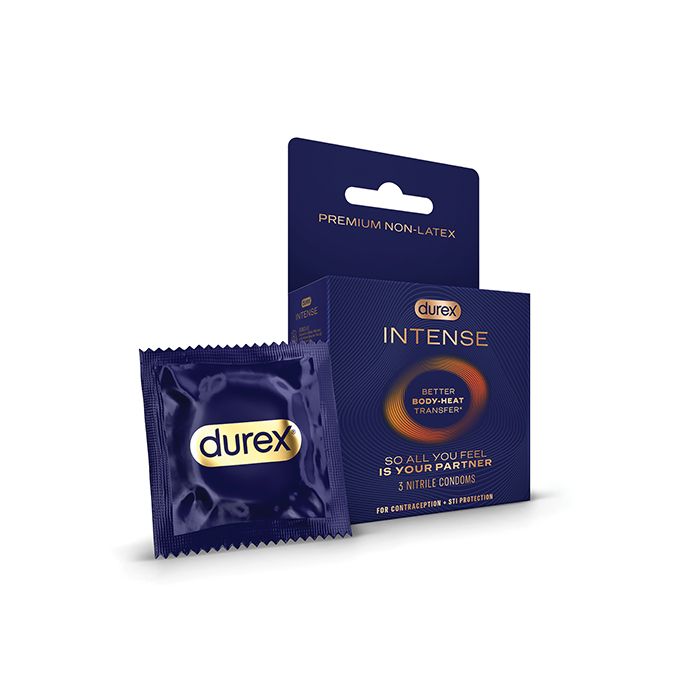 Durex Intense Nitrile Condoms - Pack of 3
