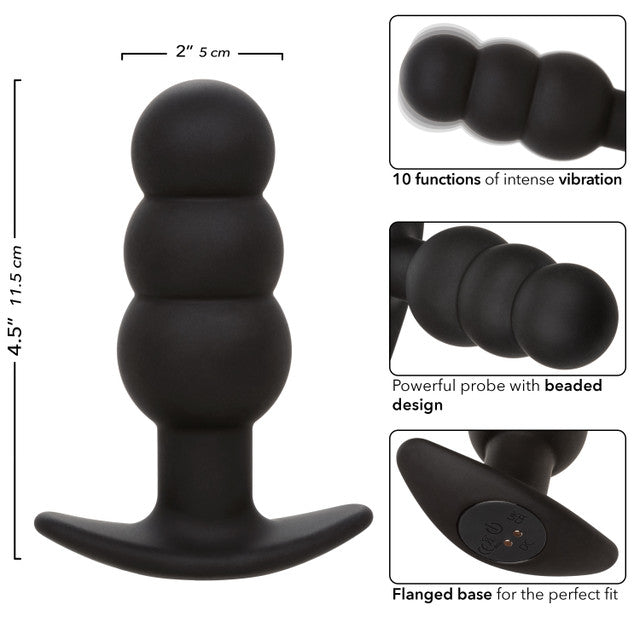 Rock Bottom Beaded Rechargeable Silicone Probe
