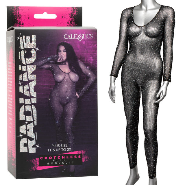Radiance™ Plus Size Crotchless Full Body Suit
