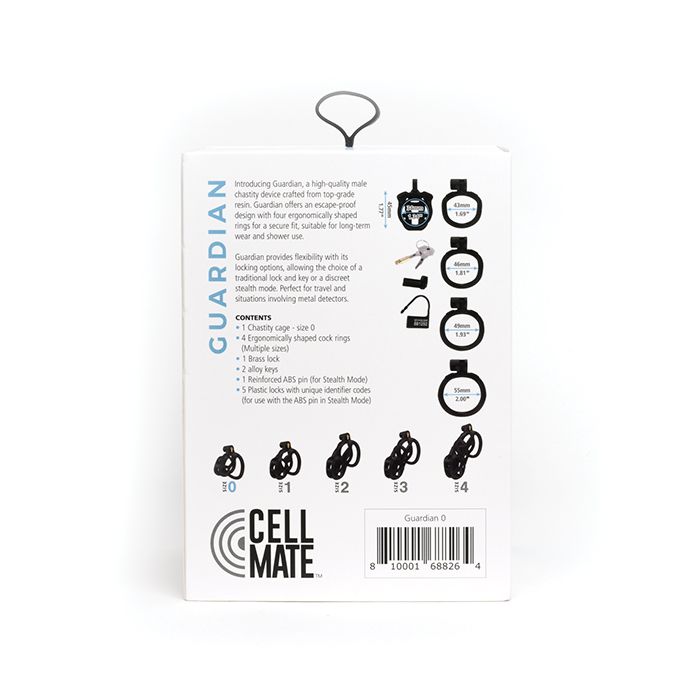 Sport Fucker Cellmate Guardian Chastity Cage - Size 0