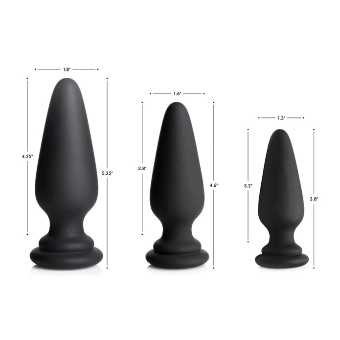 Snap-On Interchangeable Silicone Anal Plug