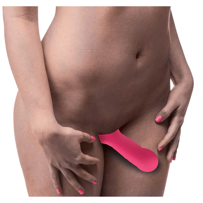 Mighty-Thrust Thrusting & Vibrating Strapless Strap-On W- Remote