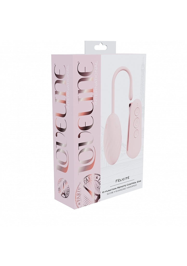 Loveline - Felicite - 10 function Egg Vibe - Silicone - Rechargeable - Waterproof