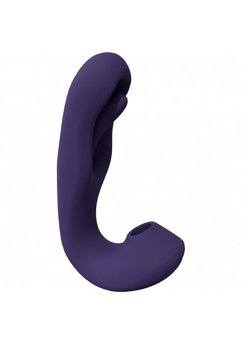 Yuna - Rechargeable Dual Action Airwave Vibrator with Innovative G-Spot Flapping Stimulator