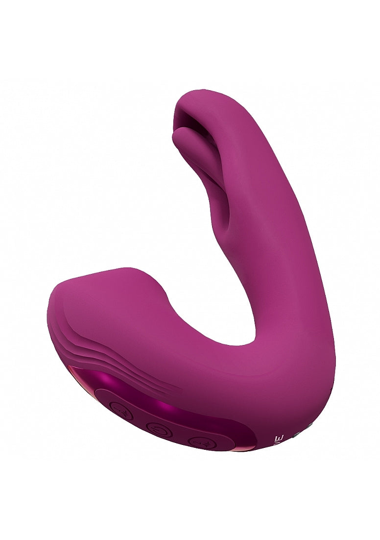 Yuna - Rechargeable Dual Action Airwave Vibrator with Innovative G-Spot Flapping Stimulator