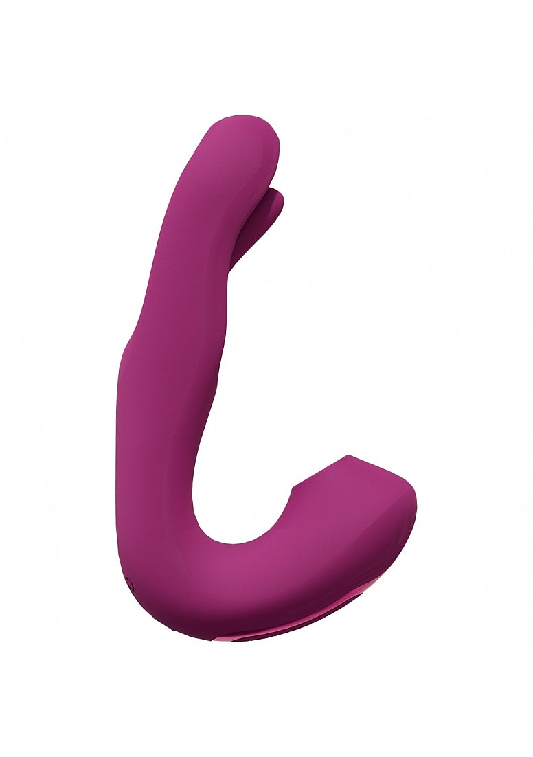 Yuna - Rechargeable Dual Action Airwave Vibrator with Innovative G-Spot Flapping Stimulator