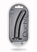 Smooth G-Spot Dildo - Gunmetal