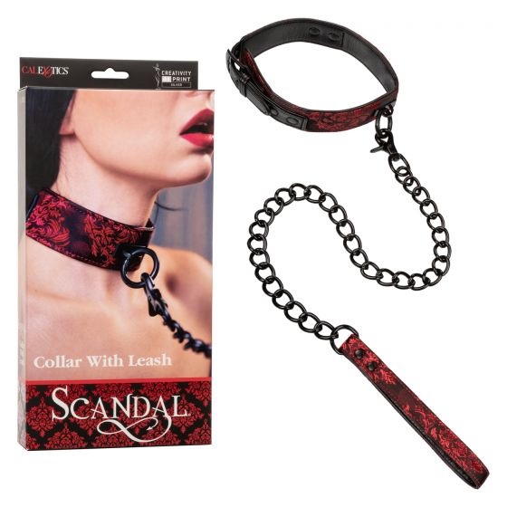 Scandal Collar with Leash