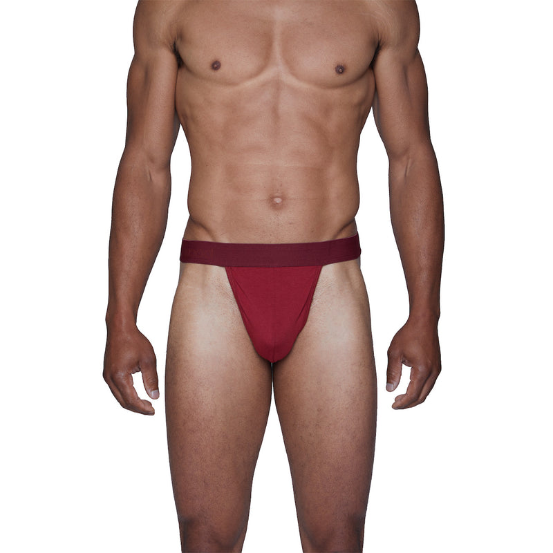Wood Thong - Burgundy