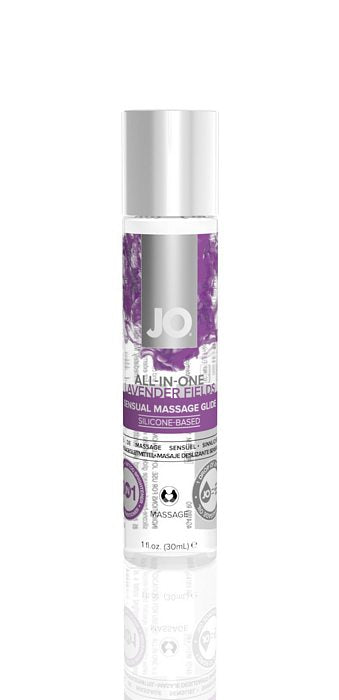 JO All-In-One Silicone Massage Glide Lavender