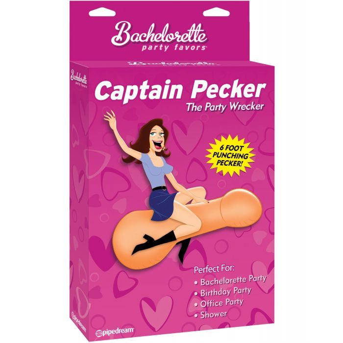 Bachelorette Party Favors Captain Pecker Inflatable