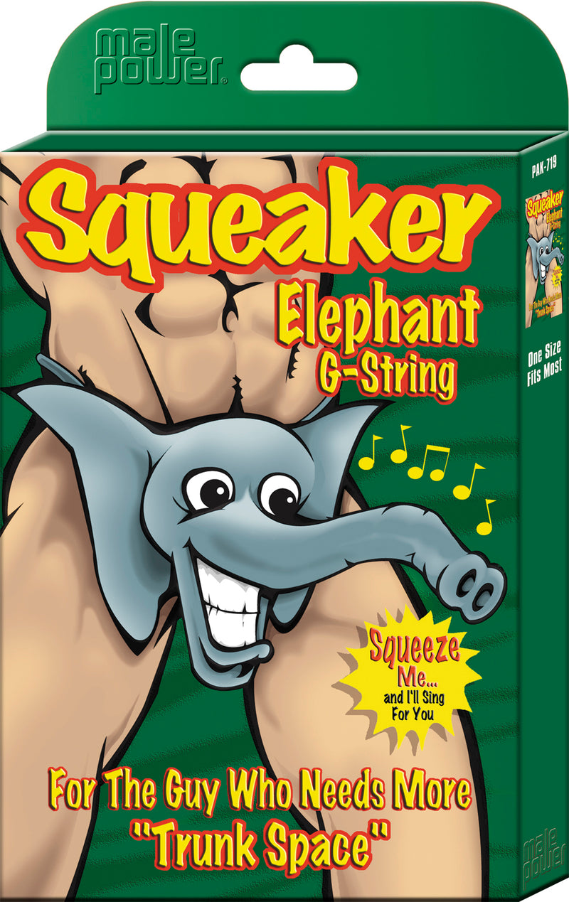 Novelty Squeaker Elephant G-String