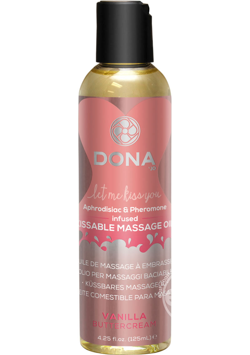 Dona Aphrodisiac & Pheromone Infused Kissable Massage Oil 4.25oz - The Lingerie Store