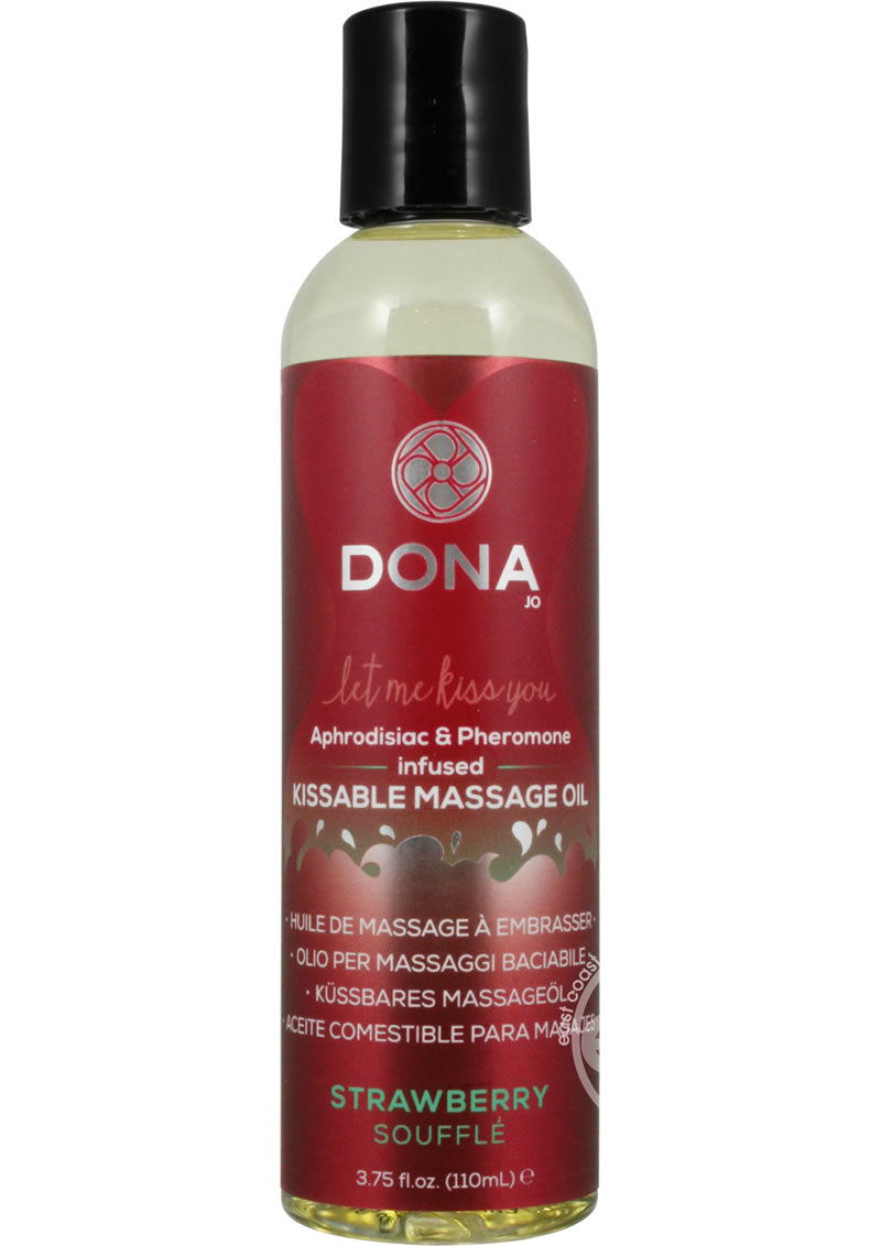 Dona Aphrodisiac & Pheromone Infused Kissable Massage Oil 4.25oz - The Lingerie Store