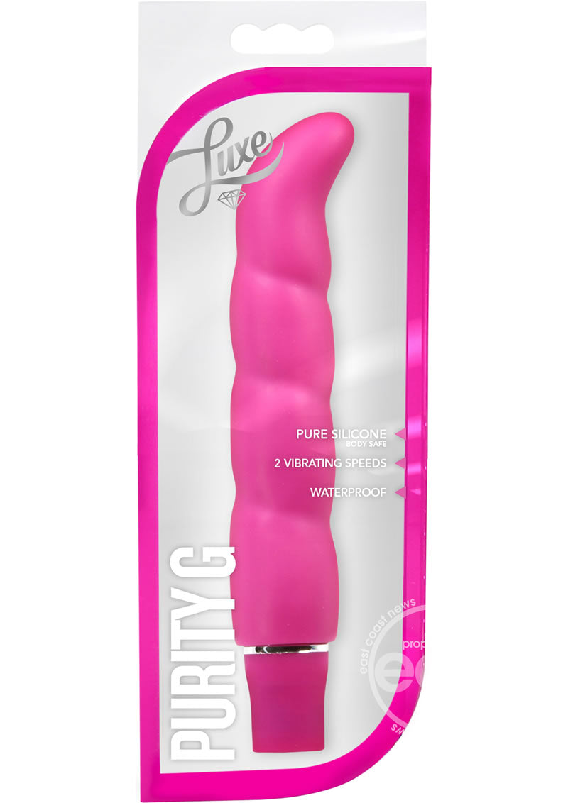Luxe Purity G Silicone G-Spot Vibrator - The Lingerie Store