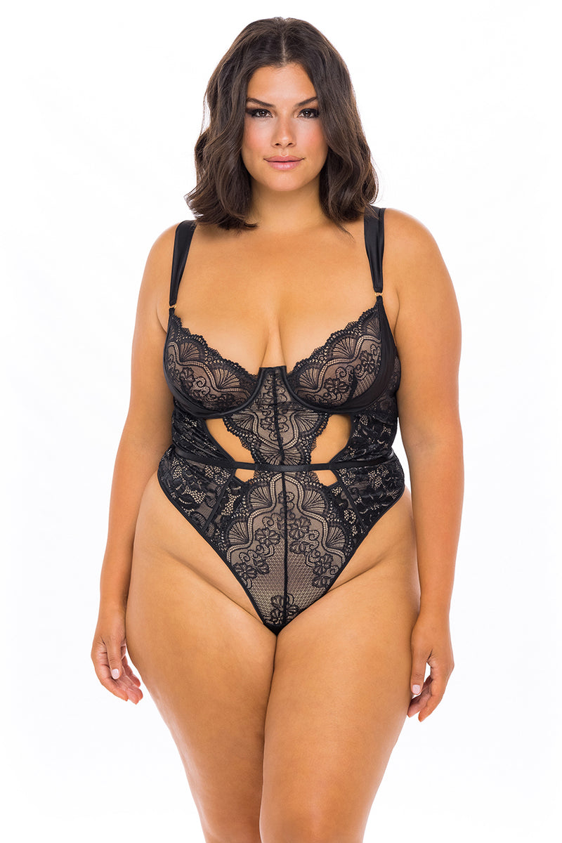 Gabrielle Lace And Satin Teddy