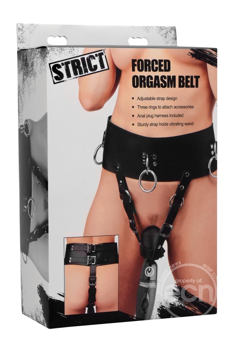 Strict Forced Orgasm Belt - Black