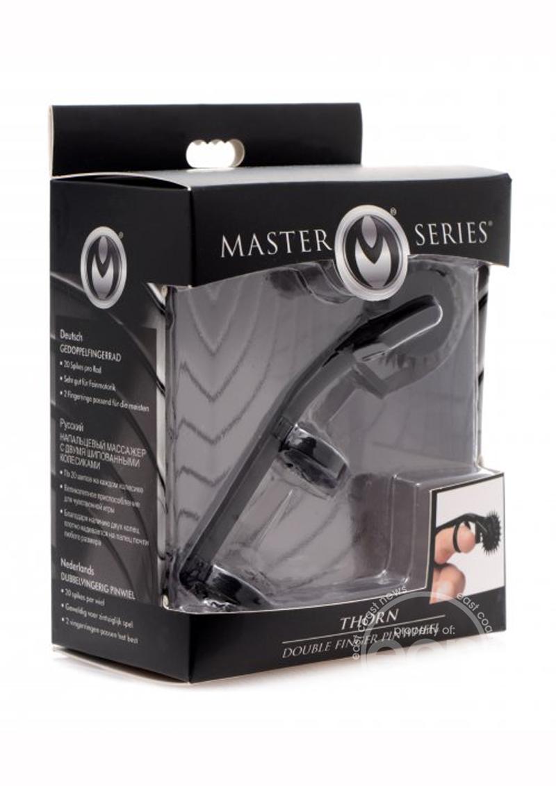 Master Series Thorn Double Finger Pinwheel - Black