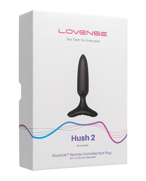 Lovense Hush 2 Butt Plug - Black