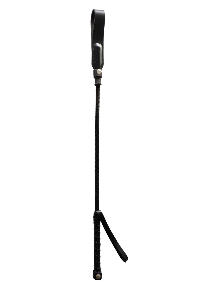 Rouge Fifty Times Hotter Short Riding Crop Slim Tip 20in - Purple