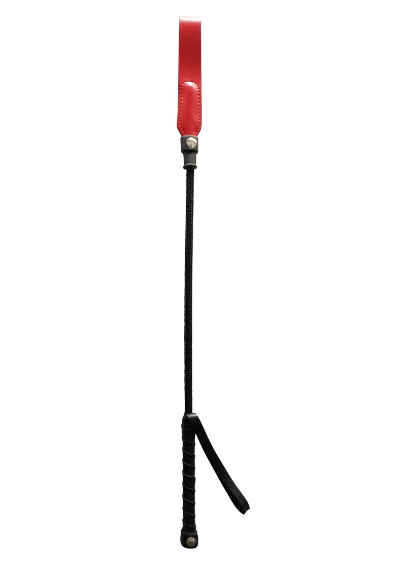 Rouge Fifty Times Hotter Short Riding Crop Slim Tip 20in - Purple