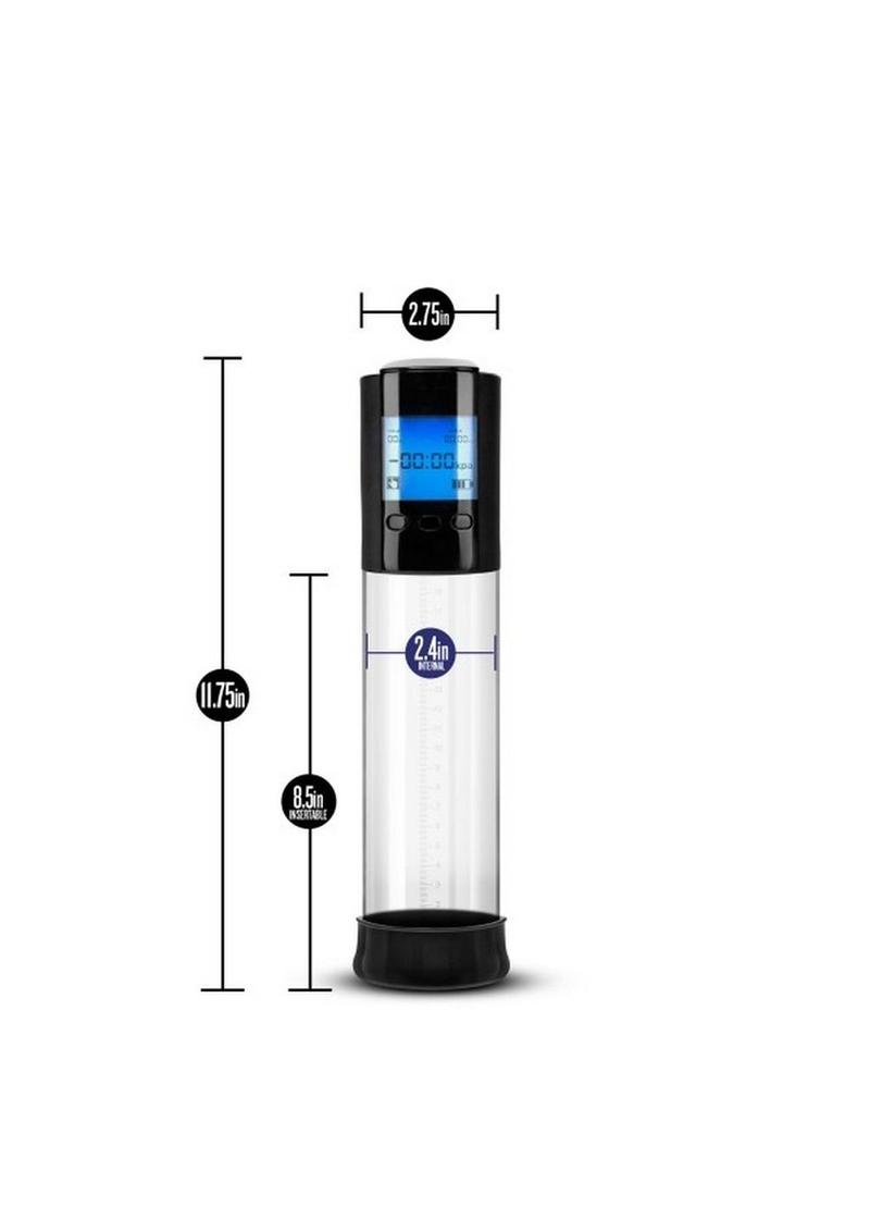 Performance VX10 Smart Penis Pump 11.4in - Clear